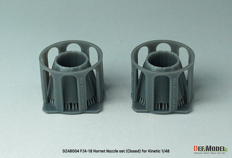 DEFモデル DZ48004 1/48 F/A-18A F/A-18A ホーネット 排気ノズル クローズ (キネティック用)