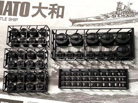 バンカースタジオ IJN70100B 1/700 WWII日本海軍 戦艦 大和 ディティールアップセット 1945年 天一号作戦 B バリューパック