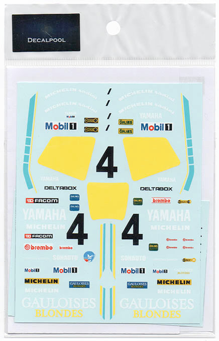 デカールプール DP102 1/12 ヤマハ YZR500 ゴロワーズ #4 C. Sarron '88/89