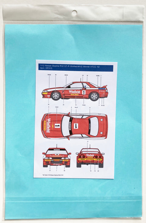 デカールプール DP213 1/12 日産 スカイライン R32 GT-R ウィンフィールド #1 ATCC '90 (フジミ用)