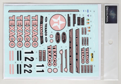 デカールプール DP332 1/24 エッゲンベルガー フォード シエラ RS500 テキサコ グループA 1988