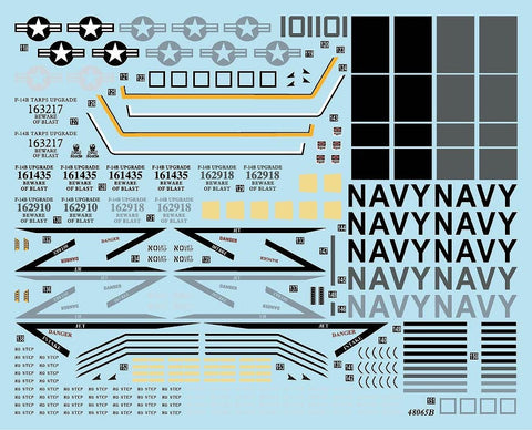 DXM 31-4270 1/48 アメリカ海軍 F-14B トムキャット VF-103 ジョリーロジャース 2000-2004(ハセガワ, グレートウォール, ホビーボス用)