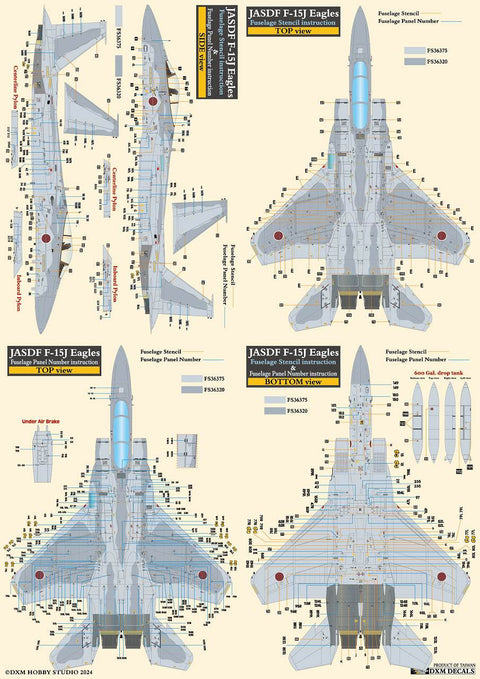 DXM 41-4171 1/48 航空自衛隊 第306飛行隊 F-15J イーグル スペシャルマーキング マーヴェリック(全メーカー用)