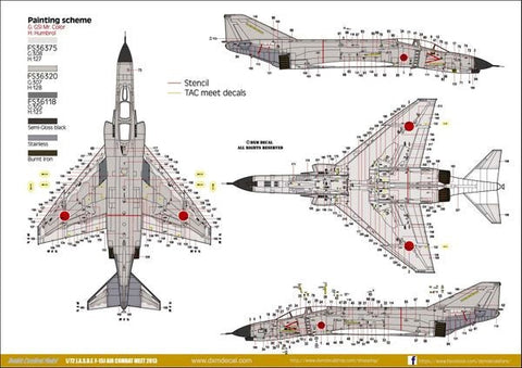 DXM 41-7113 1/72 航空自衛隊 F-4EJ改 ACM 2013