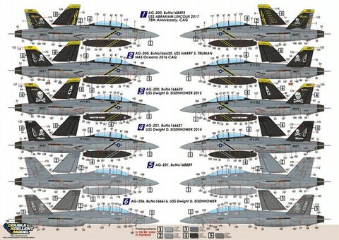 DXM 91-3308 1/32 アメリカ海軍 F/A-18F スーパー ホーネット VFA-103 "ジョリー ロジャース"