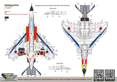 DXM 91-4236 1/48 JASDF F-4EJ KAI 302SQ Final Year 2019 "White"