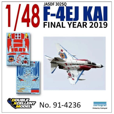 DXM 91-4236 1/48 JASDF F-4EJ KAI 302SQ Final Year 2019 "White"