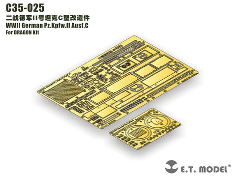 E.T.モデル C35-025 1/35 WWII ドイツ II号戦車C型(ドラゴン 6432用)