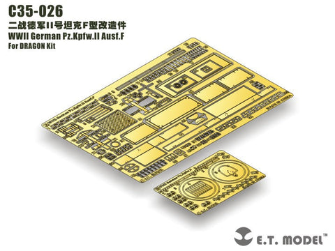 E.T.モデル C35-026 1/35 WWII ドイツ II号戦車F型(ドラゴン 6263用)