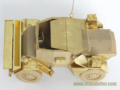 E.T.モデル E35-001 1/35 WWII ブリティッシュ スカウトカーディンゴMk.II(タミヤ 35018用) エッチングパーツ