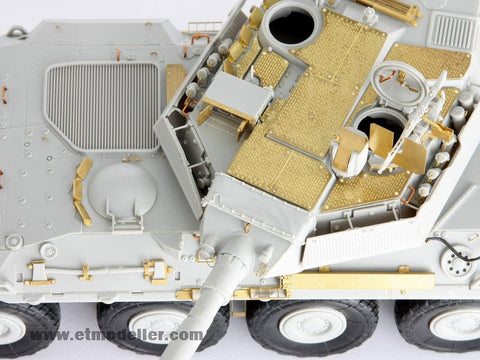 E.T.モデル E35-003 1/35 現用スペイン陸軍 VRC-105 チェンタウロ RCV (トランぺッター 00388用) エッチングパーツ