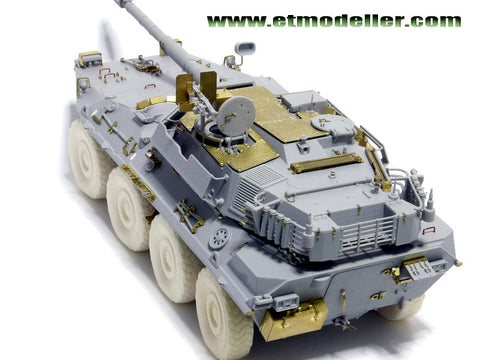 E.T.モデル E35-006 1/35 現用イタリア B1 チェンタウロ 駆逐戦車(トランぺッター 00386用) エッチングパーツ