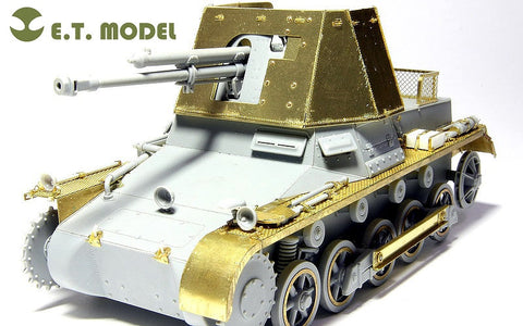 E.T.モデル E35-013 1/35 WWII ドイツ I号 4.7cm 対戦車自走砲(ドラゴン 6230用) エッチングパーツ