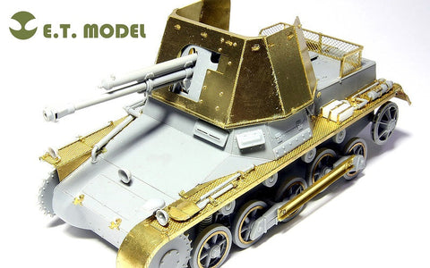 E.T.モデル E35-013 1/35 WWII ドイツ I号 4.7cm 対戦車自走砲(ドラゴン 6230用) エッチングパーツ