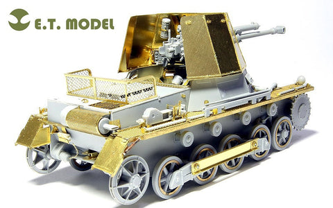 E.T.モデル E35-013 1/35 WWII ドイツ I号 4.7cm 対戦車自走砲(ドラゴン 6230用) エッチングパーツ