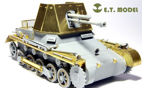 E.T.モデル E35-013 1/35 WWII ドイツ I号 4.7cm 対戦車自走砲(ドラゴン 6230用) エッチングパーツ