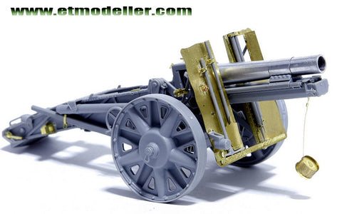 E.T.モデル E35-016 1/35 WWII ドイツ 15cm sIG33 重歩兵砲(ドラゴン 6259/6473用) エッチングパーツ