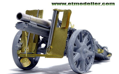 E.T.モデル E35-016 1/35 WWII ドイツ 15cm sIG33 重歩兵砲(ドラゴン 6259/6473用) エッチングパーツ