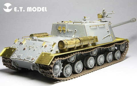 E.T.モデル E35-018 1/35 WWIIソビエト JSU-152/JSU-122 ベーシックセット(ドラゴン用) エッチングパーツ