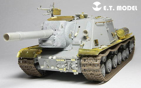 E.T.モデル E35-018 1/35 WWIIソビエト JSU-152/JSU-122 ベーシックセット(ドラゴン用) エッチングパーツ
