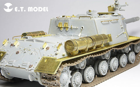 E.T.モデル E35-018 1/35 WWIIソビエト JSU-152/JSU-122 ベーシックセット(ドラゴン用) エッチングパーツ
