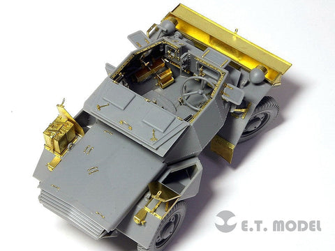 E.T.モデル E35-022 1/35 WWII ブリティッシュ ダイムラーディンゴ Mk.I/II/III(MINIART 用) エッチングパーツ