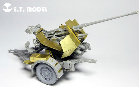 E.T.モデル E35-025 1/35 WWII ドイツ 3.7cm FLAK 37 対空砲(トランぺッター 02310用) エッチングパーツ