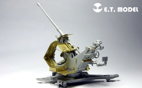 E.T.モデル E35-025 1/35 WWII ドイツ 3.7cm FLAK 37 対空砲(トランぺッター 02310用) エッチングパーツ