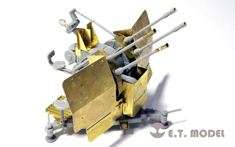 E.T.モデル E35-027 1/35 WWII ドイツ 2cm FLAK 38 対空砲(トランぺッター 02309用) エッチングパーツ