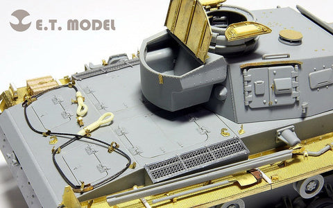 E.T.モデル E35-030 1/35 WWII ドイツ III号戦車J型 ベーシックセット(ドラゴン 6463/6394用) エッチングパーツ