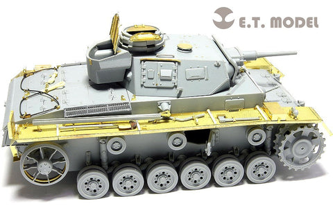 E.T.モデル E35-030 1/35 WWII ドイツ III号戦車J型 ベーシックセット(ドラゴン 6463/6394用) エッチングパーツ