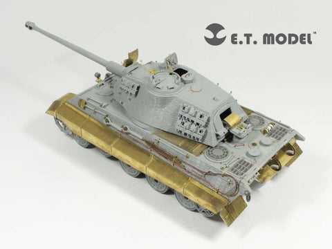 E.T.モデル E35-033 1/35 WWII ドイツ キングタイガー(ポルシェ砲塔)(ドラゴン用) エッチングパーツ