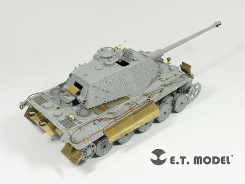 E.T.モデル E35-033 1/35 WWII ドイツ キングタイガー(ポルシェ砲塔)(ドラゴン用) エッチングパーツ