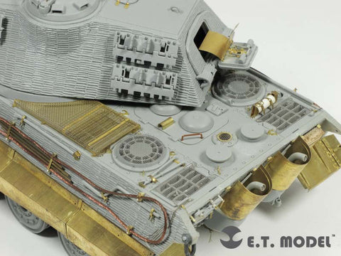 E.T.モデル E35-033 1/35 WWII ドイツ キングタイガー(ポルシェ砲塔)(ドラゴン用) エッチングパーツ