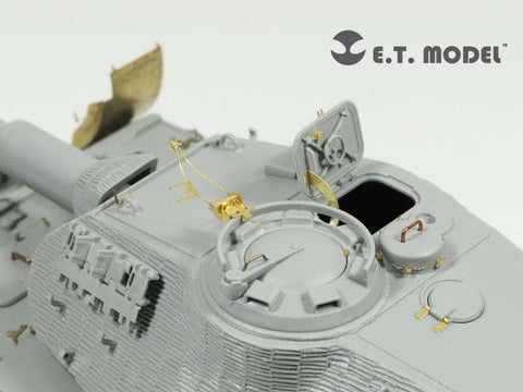 E.T.モデル E35-033 1/35 WWII ドイツ キングタイガー(ポルシェ砲塔)(ドラゴン用) エッチングパーツ