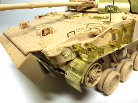 E.T.モデル E35-040 1/35 ロシア BMP-3 歩兵戦闘車 増加装甲付(ベーシックセット)(トランぺッター 00365用) エッチングパーツ
