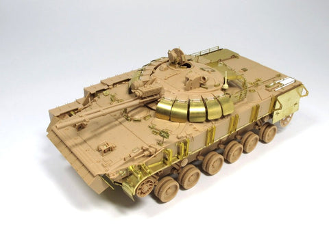 E.T.モデル E35-040 1/35 ロシア BMP-3 歩兵戦闘車 増加装甲付(ベーシックセット)(トランぺッター 00365用) エッチングパーツ