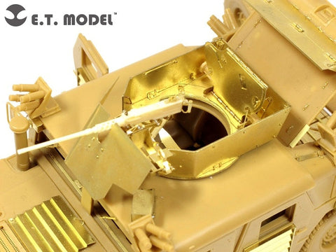 E.T.モデル E35-075 1/35 アメリカ陸軍 M1114 ハンヴィー ガンナープロテクションキット(ブロンコ用) エッチングパーツ