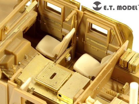 E.T.モデル E35-076 1/35 アメリカ陸軍 M1114 ハンヴィー ハイバックシート(ブロンコ用) エッチングパーツ