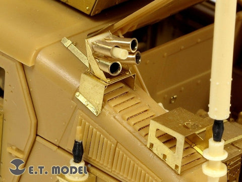 E.T.モデル E35-077 1/35 アメリカ陸軍 M1114 ハンヴィー スモークディスチャージャー(ブロンコ用) エッチングパーツ
