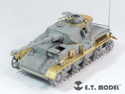 E.T.モデル E35-089 1/35 WWII ドイツ IV号戦車 J型 ベーシックセット(ドラゴン/スマートキット用) エッチングパーツ