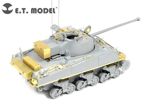 E.T.モデル E35-092 1/35 WWII ブリティッシュシャーマン IC ファイアフライ ハイブリッド(ドラゴン 6228用) エッチングパーツ