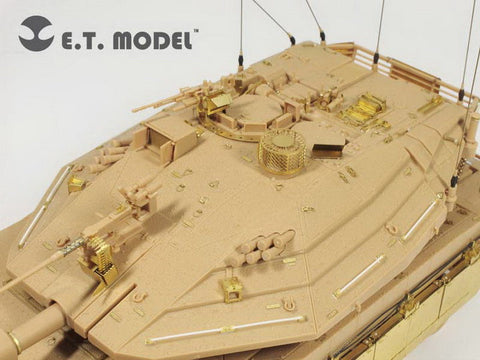 E.T.モデル E35-094 1/35 イスラエル国防軍 メルカバ Mk.IVベーシックセット(アカデミー 13213用) エッチングパーツ