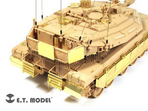 E.T.モデル E35-097 1/35 イスラエル国防軍 メルカバ Mk.IV LIC ベーシックセット(アカデミー 13227用) エッチングパーツ