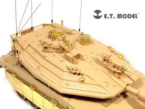E.T.モデル E35-097 1/35 イスラエル国防軍 メルカバ Mk.IV LIC ベーシックセット(アカデミー 13227用) エッチングパーツ