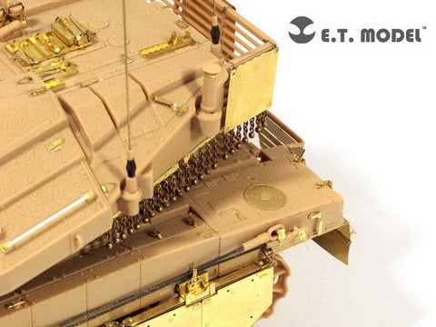 E.T.モデル E35-097 1/35 イスラエル国防軍 メルカバ Mk.IV LIC ベーシックセット(アカデミー 13227用) エッチングパーツ