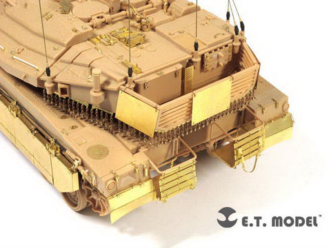 E.T.モデル E35-097 1/35 イスラエル国防軍 メルカバ Mk.IV LIC ベーシックセット(アカデミー 13227用) エッチングパーツ
