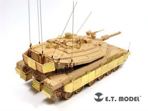 E.T.モデル E35-097 1/35 イスラエル国防軍 メルカバ Mk.IV LIC ベーシックセット(アカデミー 13227用) エッチングパーツ