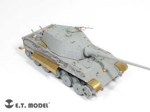 E.T.モデル E35-102 1/35 WWII ドイツ キングタイガー(ヘンシェル砲塔)(ドラゴン用) エッチングパーツ