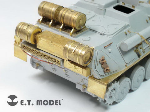 E.T.モデル E35-103 1/35 ロシア ASU-85 空挺自走砲 1956年型 ベーシックセット(トランぺッター 01588用) エッチングパーツ